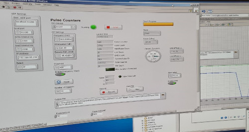 Lab testing screenshot